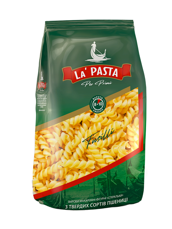 Макаронні вироби "Спіраль" ТМ «LA PASTA PER PRIMI» 400г